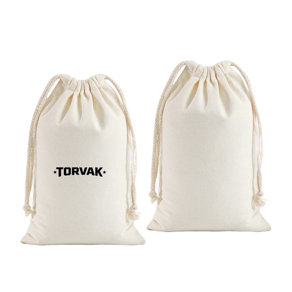 Drawstring Canvas Pouch Bag