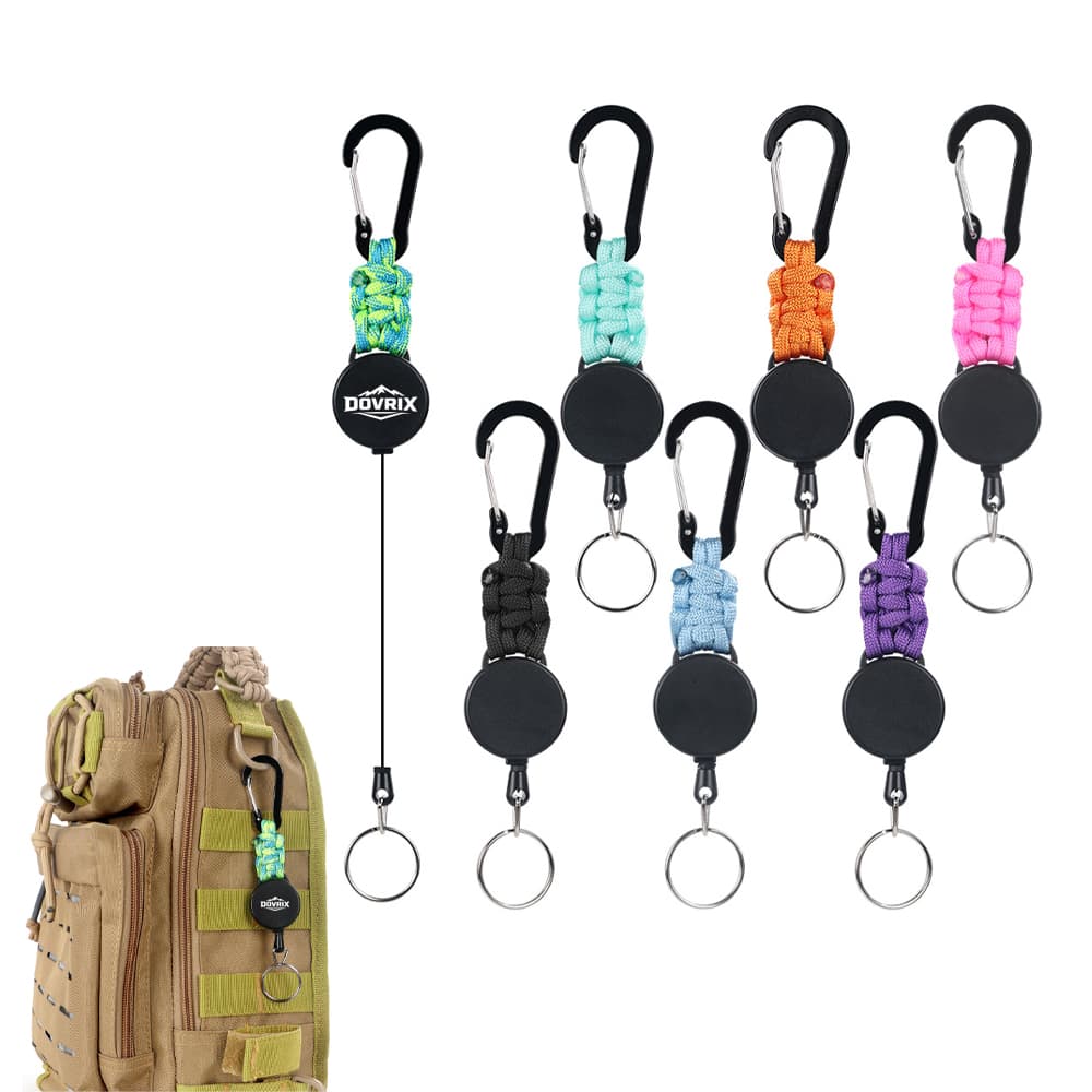Rugged Badge Reel w/ Carabiner Clip