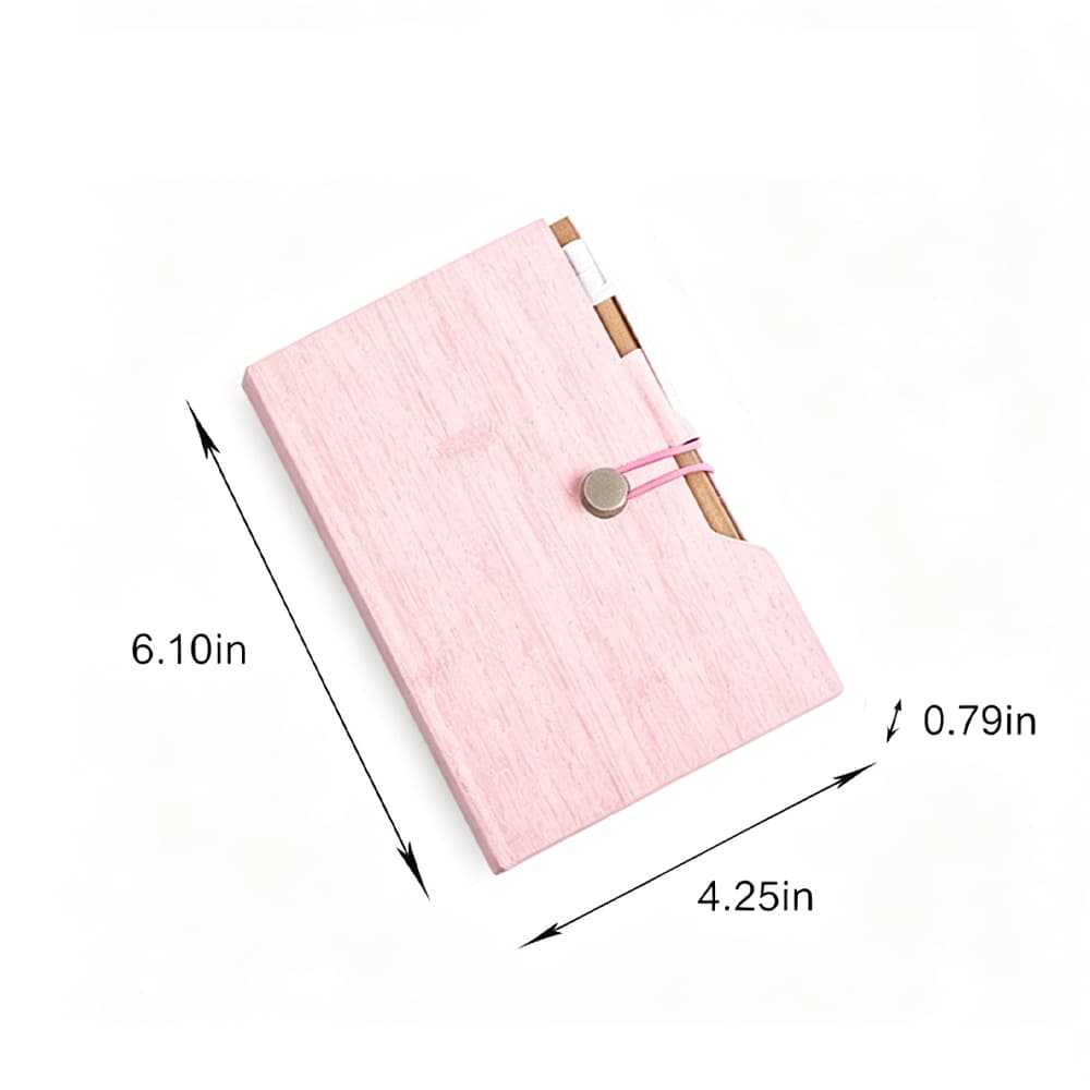 Timber Pattern Notebook w/ Memo Pen Flags gallery 2