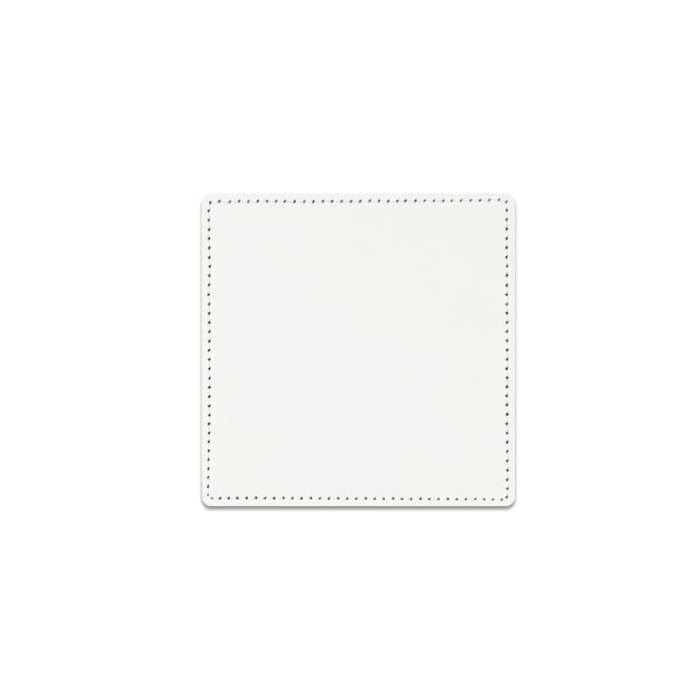 PU Leather Square Drink Coasters Set gallery 4