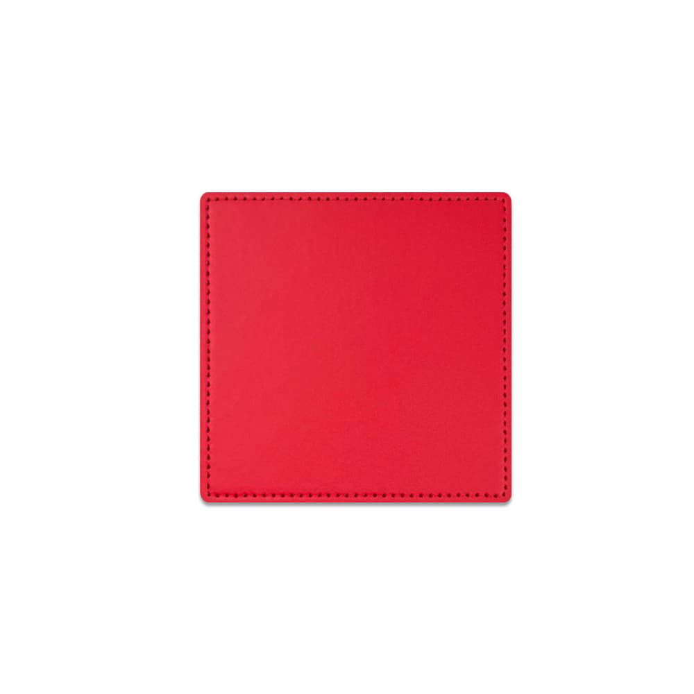 PU Leather Square Drink Coasters Set gallery 6