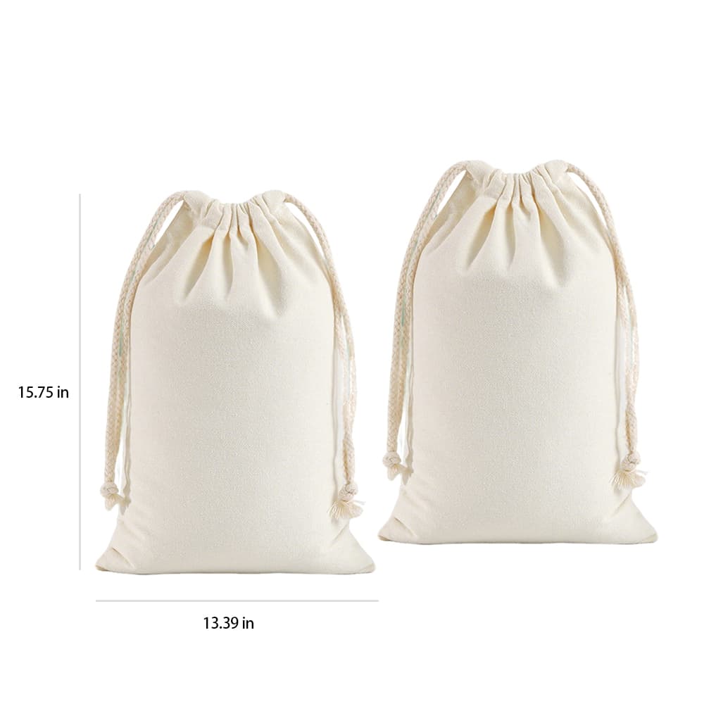 Drawstring Canvas Pouch Bag gallery 1
